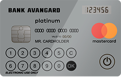 MasterCard Platinum с дисплеем
